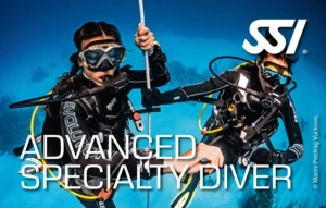 Card de certificare SSI Advanced Specialty Diver (fost Advanced Open Water Diver), Deep Zone Diving