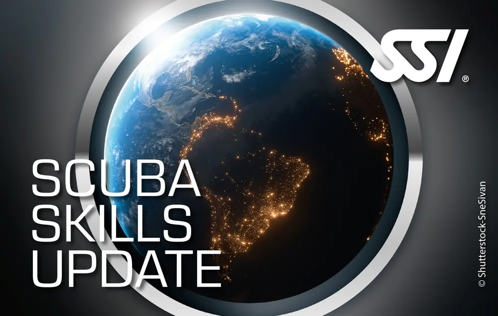 Program SSI Scuba Skills Update, actualizare abilități scafandri certificați, training recomandat pentru reluarea scufundărilor, oferit de Deep Zone Diving Iași